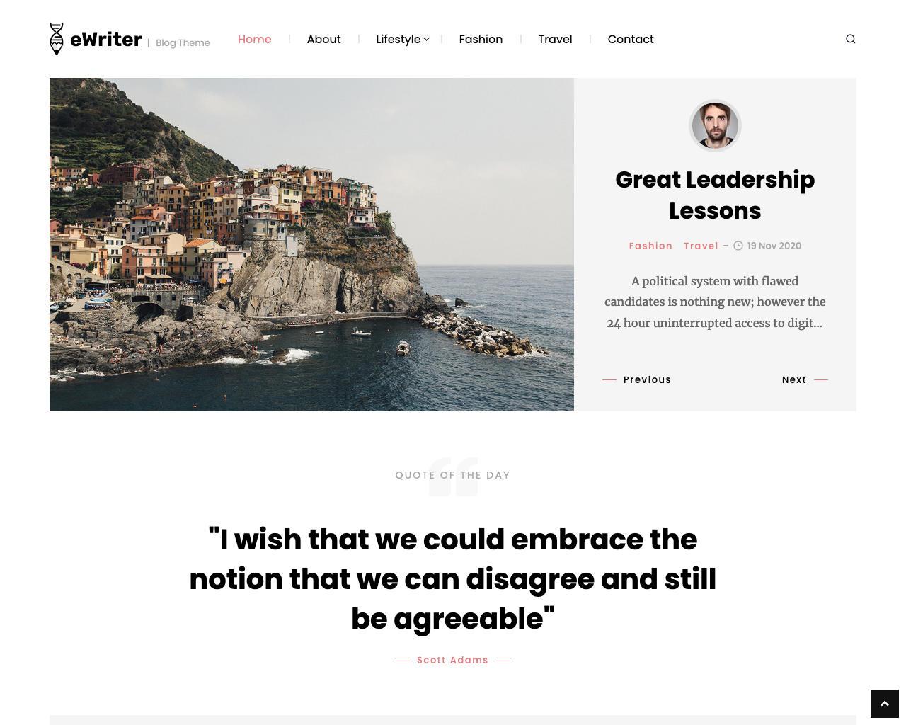 GretaThemes eWriter 1.0.1 Club WPress