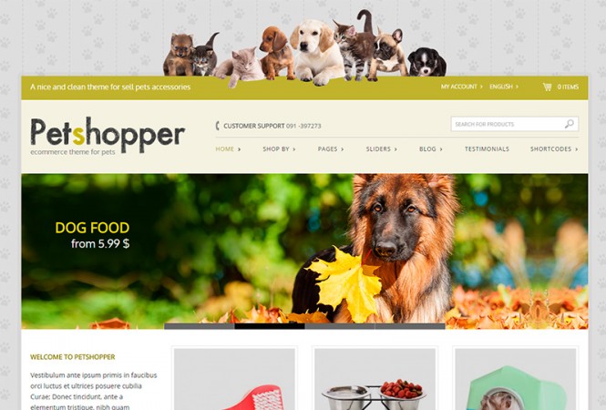 YITH Petshopper Premium WooCommerce Themes