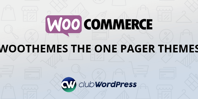 WooThemes The One Pager WooCommerce Themes