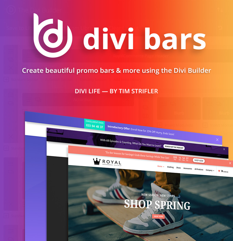 DiviLife | Divi Bars Templates