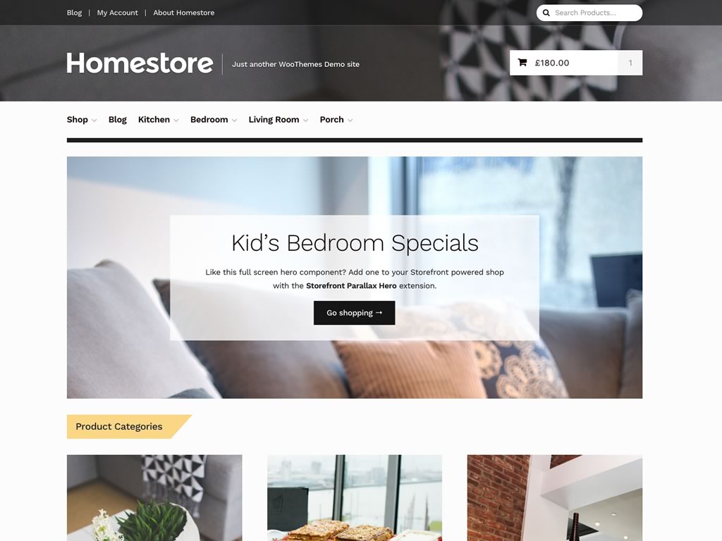 Woothemes – Homestore Storefront WooCommerce Theme