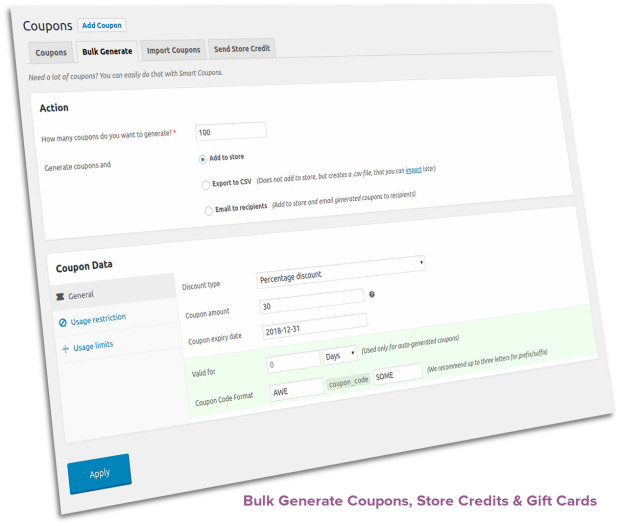 WooCommerce – Smart Coupons