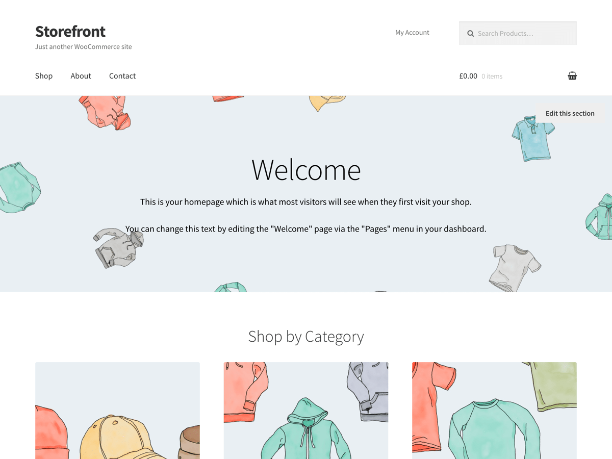 Woothemes – Storefront