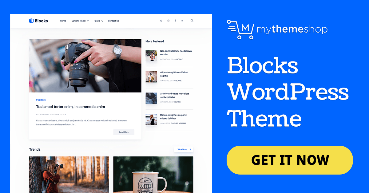MyThemeShop – Blocks