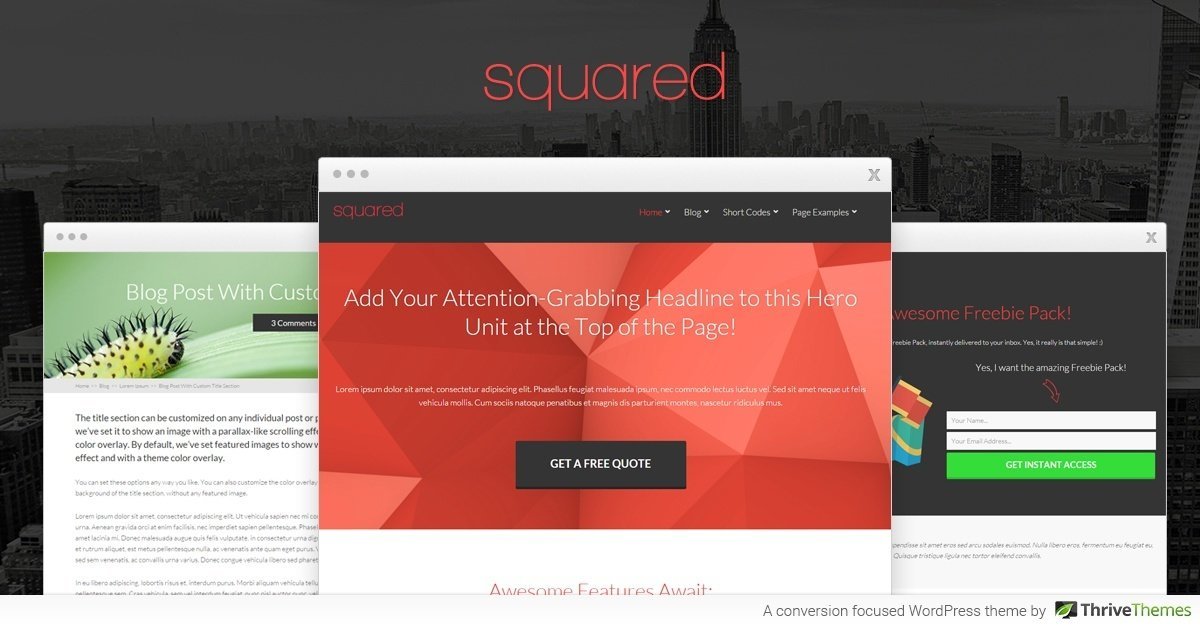 Thrive Themes Squared WordPress Theme
