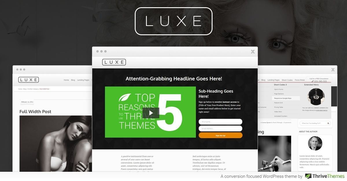 Thrive Themes Luxe WordPress Theme