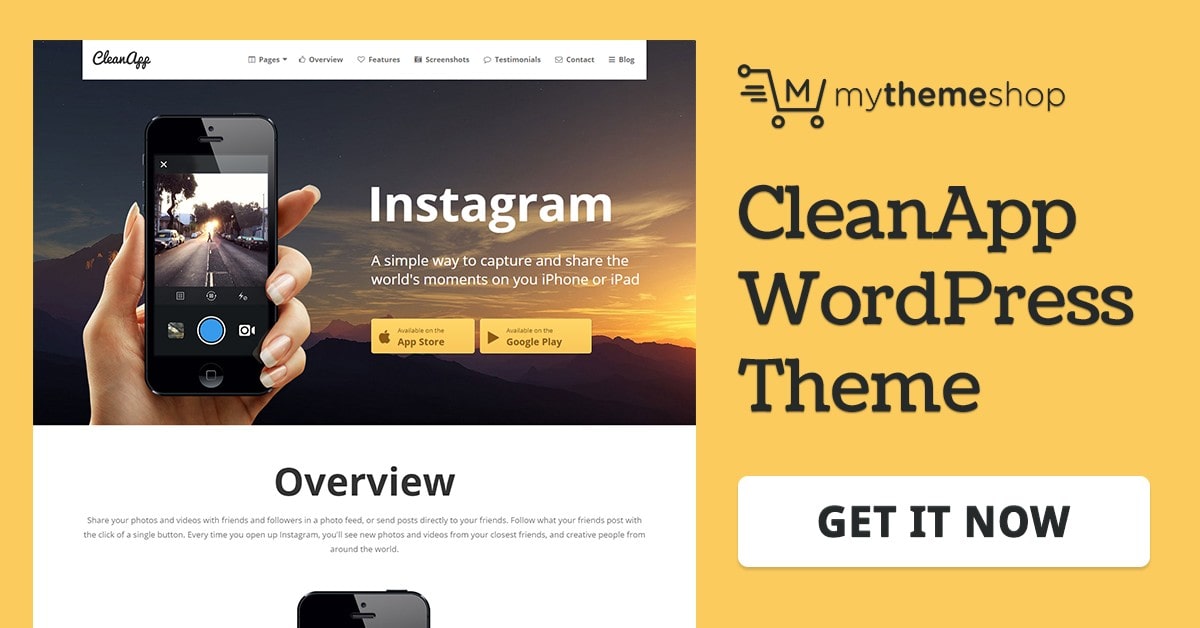 MyThemeShop – CleanApp