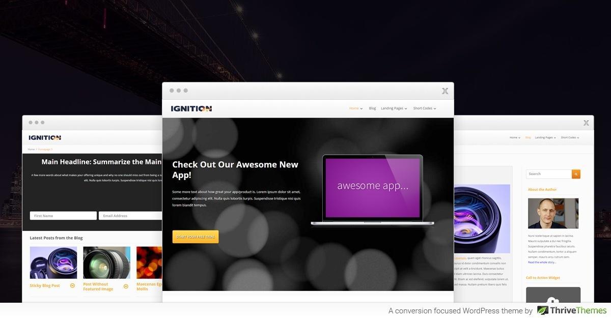 Thrive Themes Ignition WordPress Theme