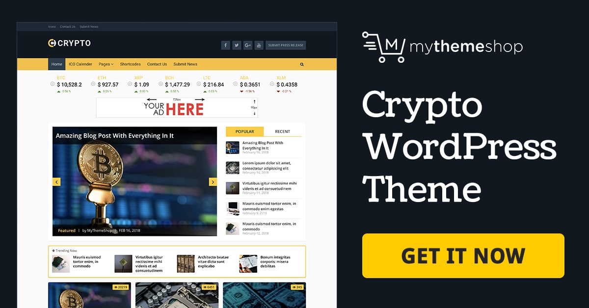 MyThemeShop – Crypto