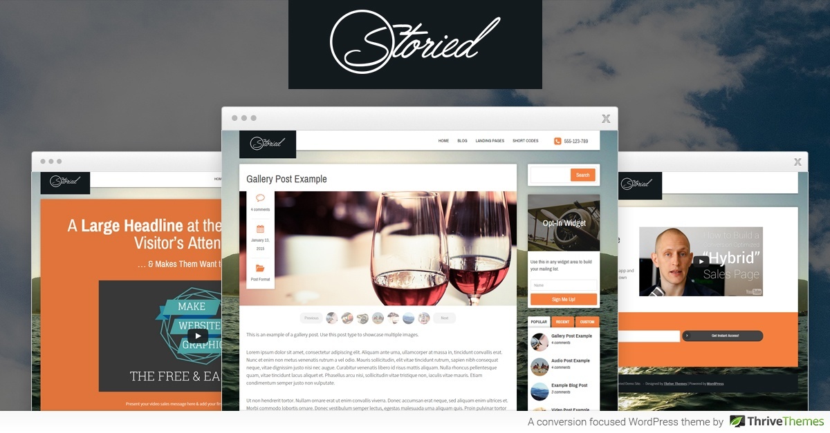 Thrive Themes Storied WordPress Theme