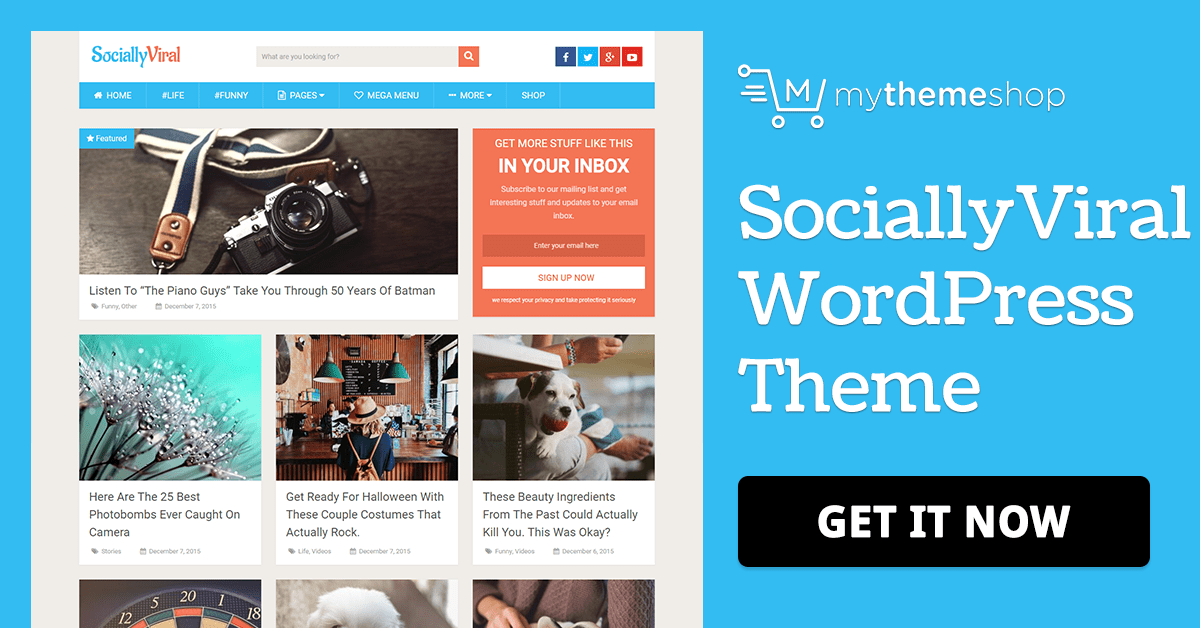MyThemeShop – SociallyViral Pro