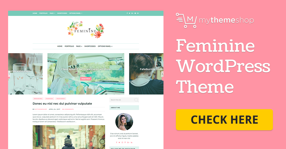 MyThemeShop – Feminine