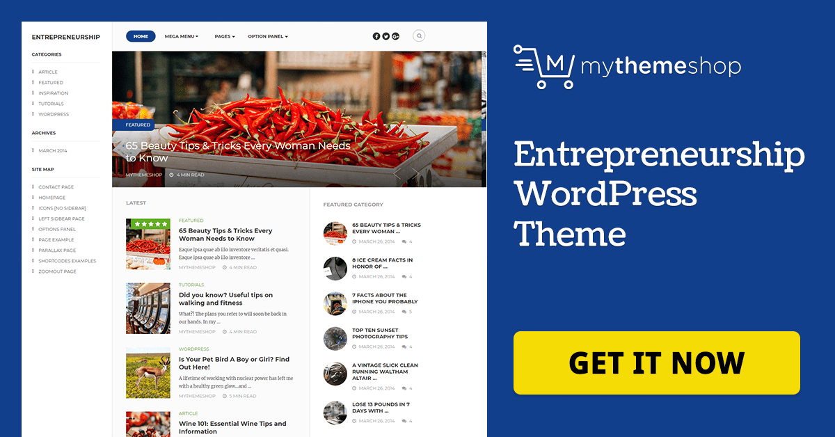 MyThemeShop – Entrepreneurship