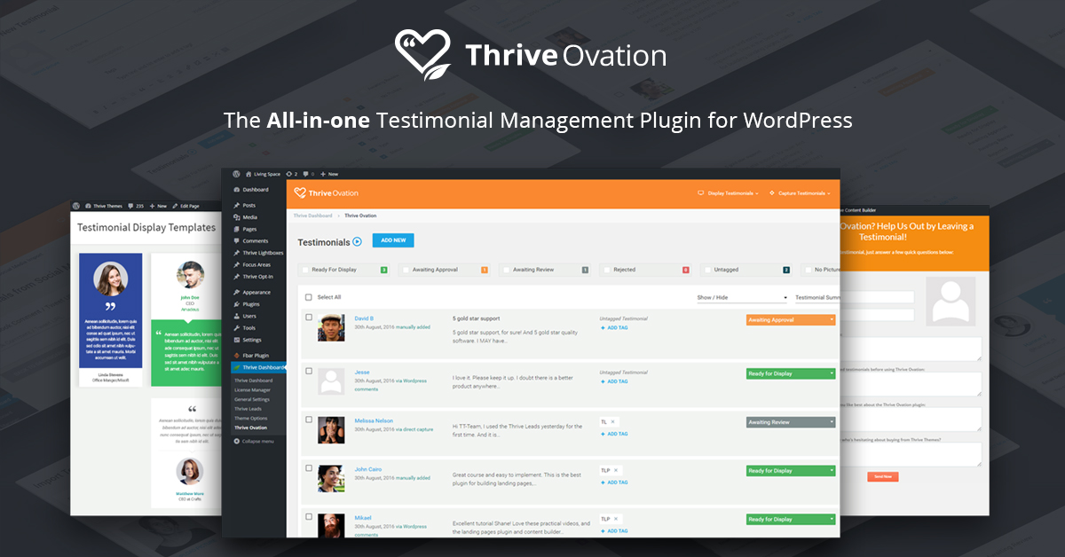 Thrive Themes Ovation Plugin