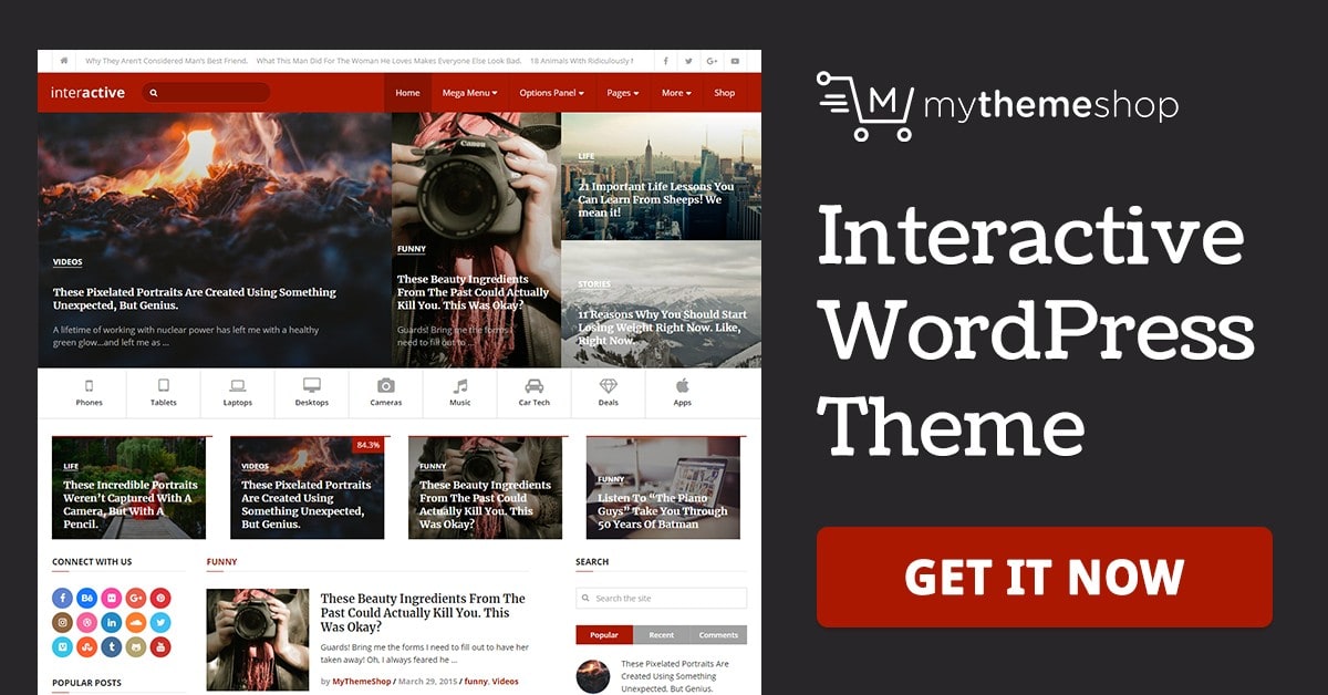 MyThemeShop – Interactive