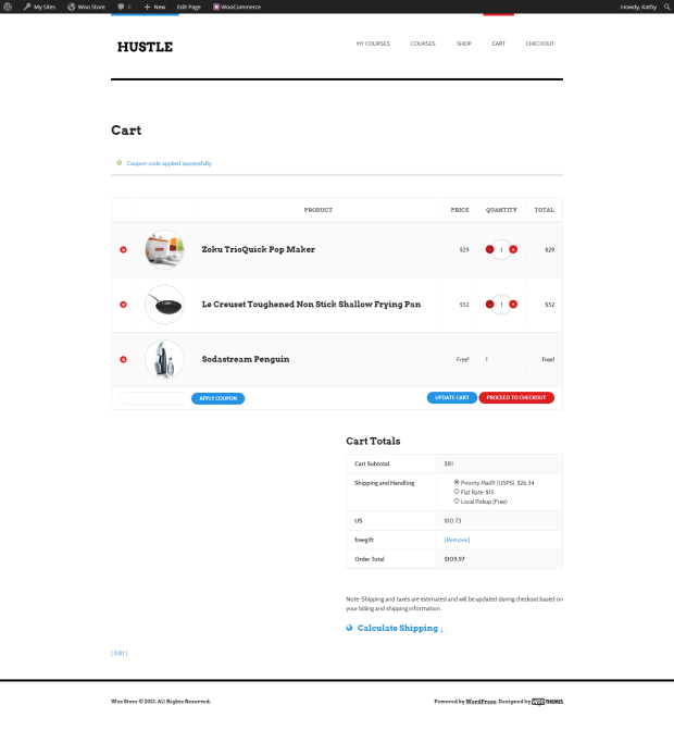 WooCommerce – Free Gift Coupons