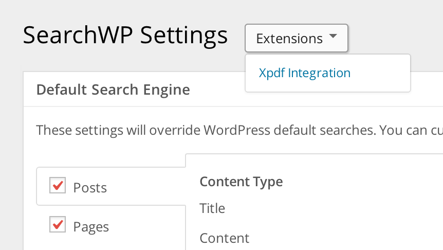 SearchWP – Xpdf Integration