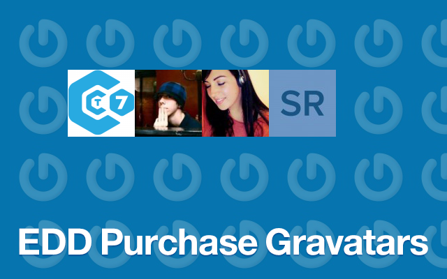 Easy Digital Downloads Purchase Gravatars