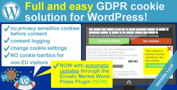 Download WeePie Cookie Allow – Complete GDPR / AVG / CCPA Cookie Compliance WordPress plugin