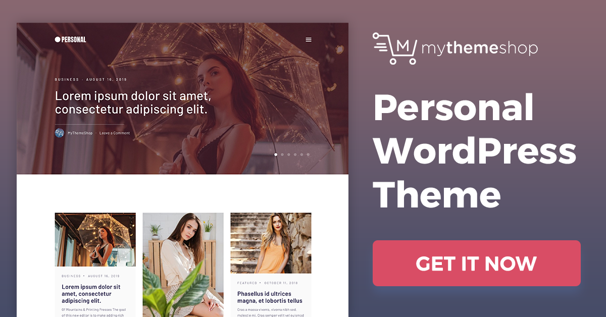 MyThemeShop – Personal