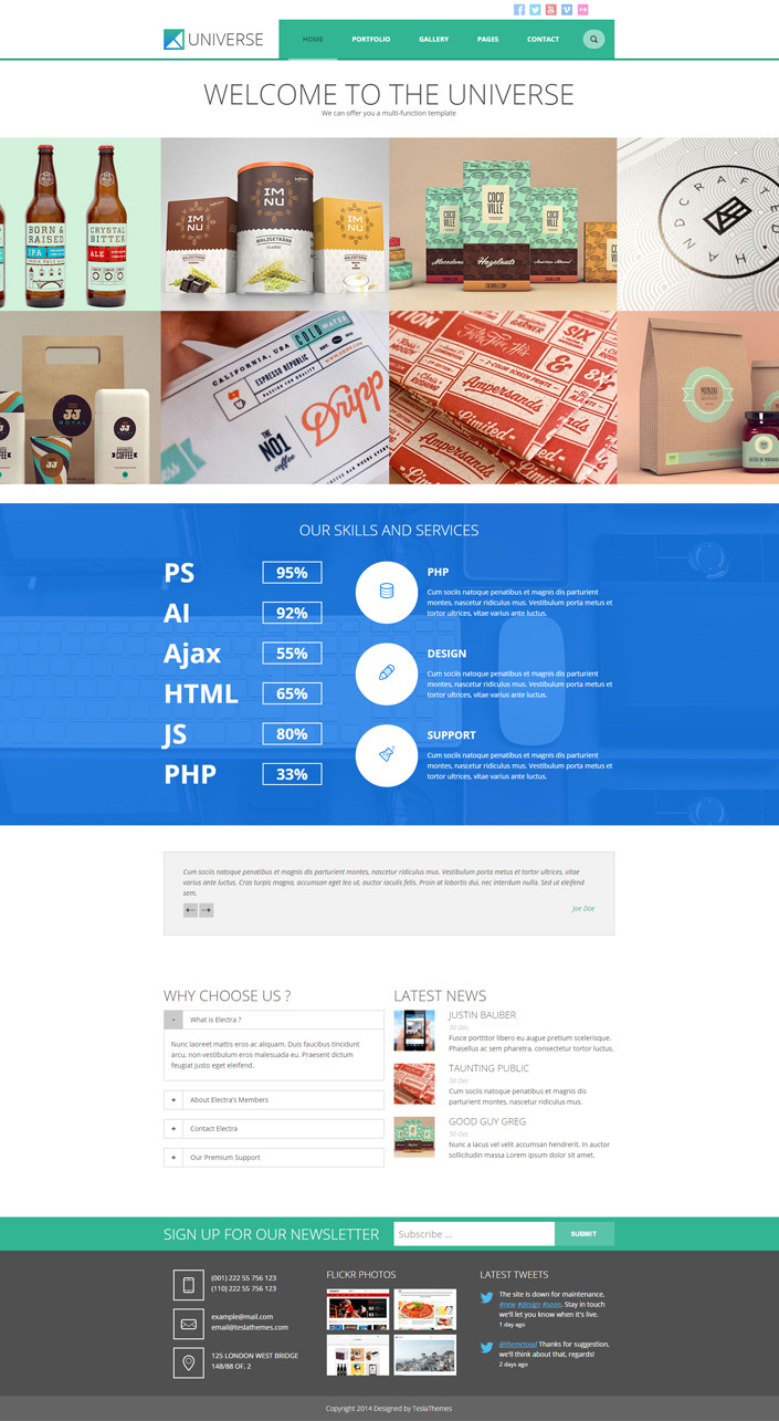 TeslaThemes – Universe
