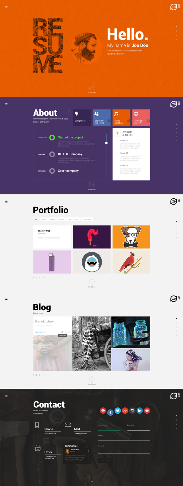 TeslaThemes – Resume
