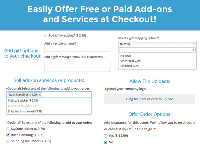 WooCommerce – Checkout Add-Ons