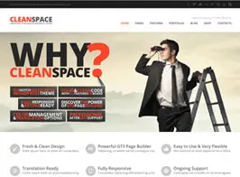 CleanSpace Retina Ready Business WP Theme