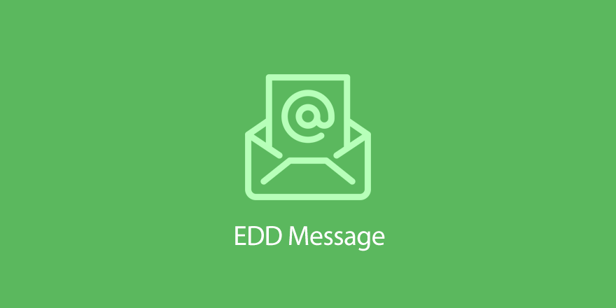 Easy Digital Downloads – Message