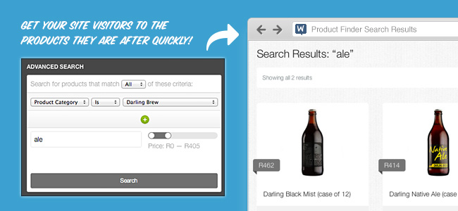 WooCommerce – Product Finder