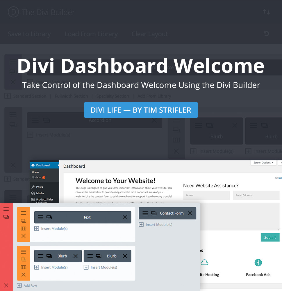 DiviLife | Divi Dashboard Welcome