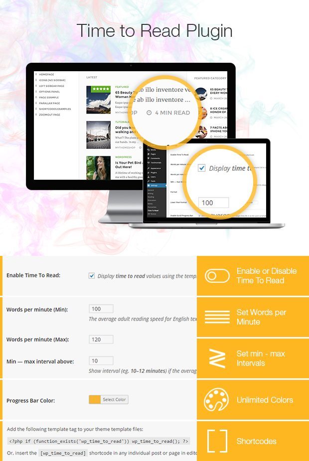 MyThemeShop – WP Time To Read Plugin