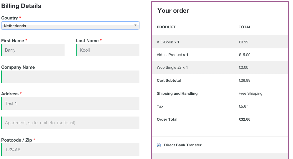 WooCommerce – Taxamo