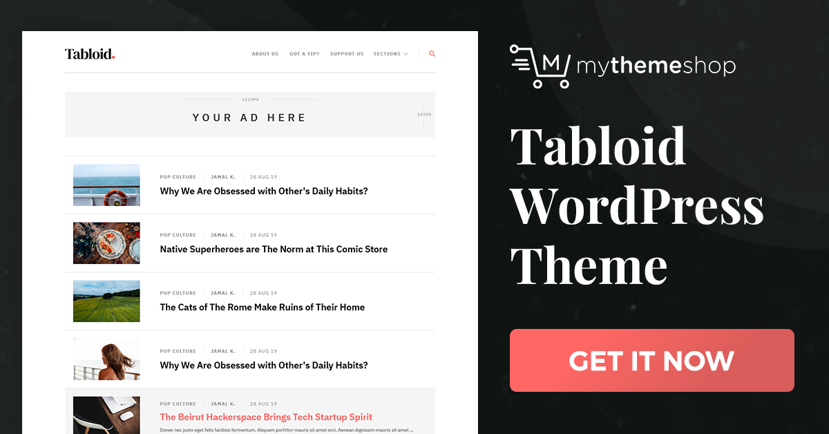 MyThemeShop – Tabloid