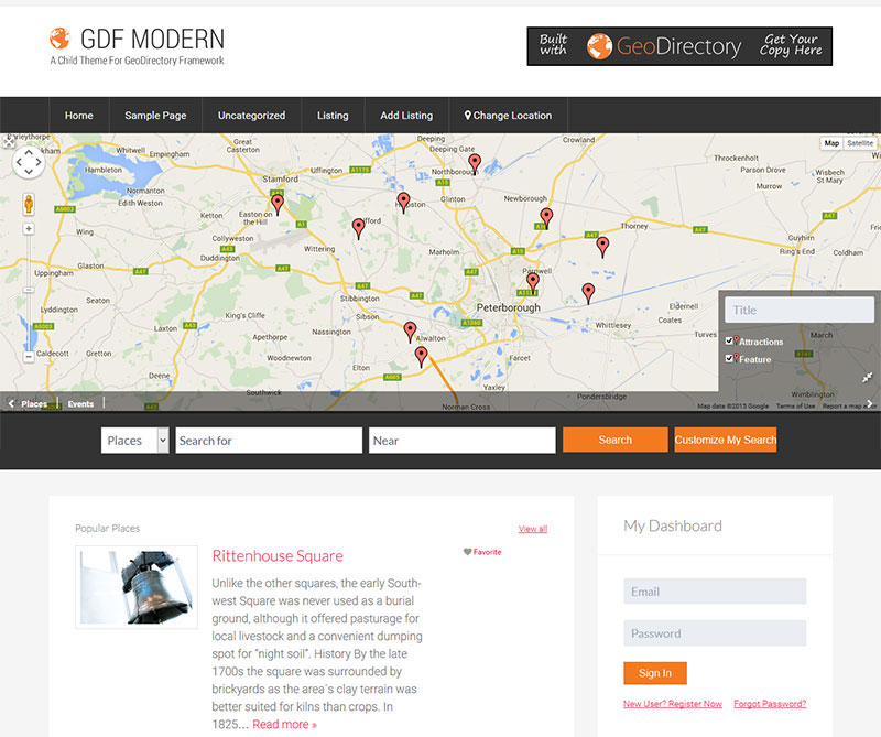 GeoDirectory – GDF Modern Child