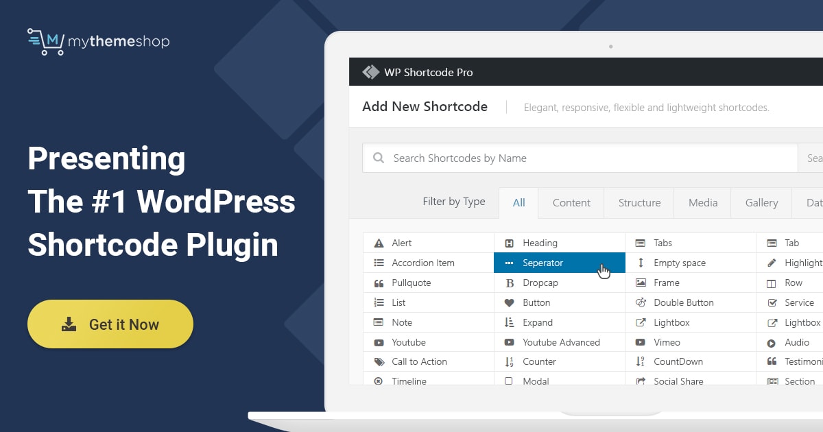 MyThemeShop – WP Shortcode Pro