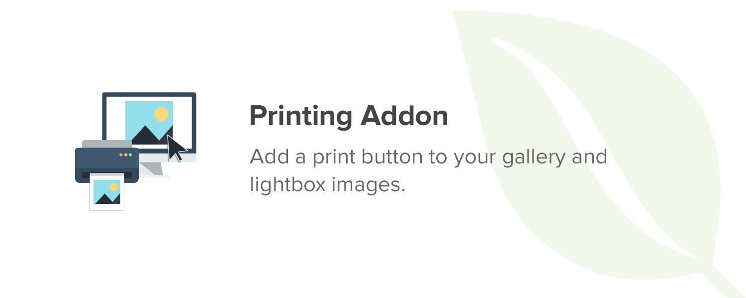 Envira Gallery Printing Addon