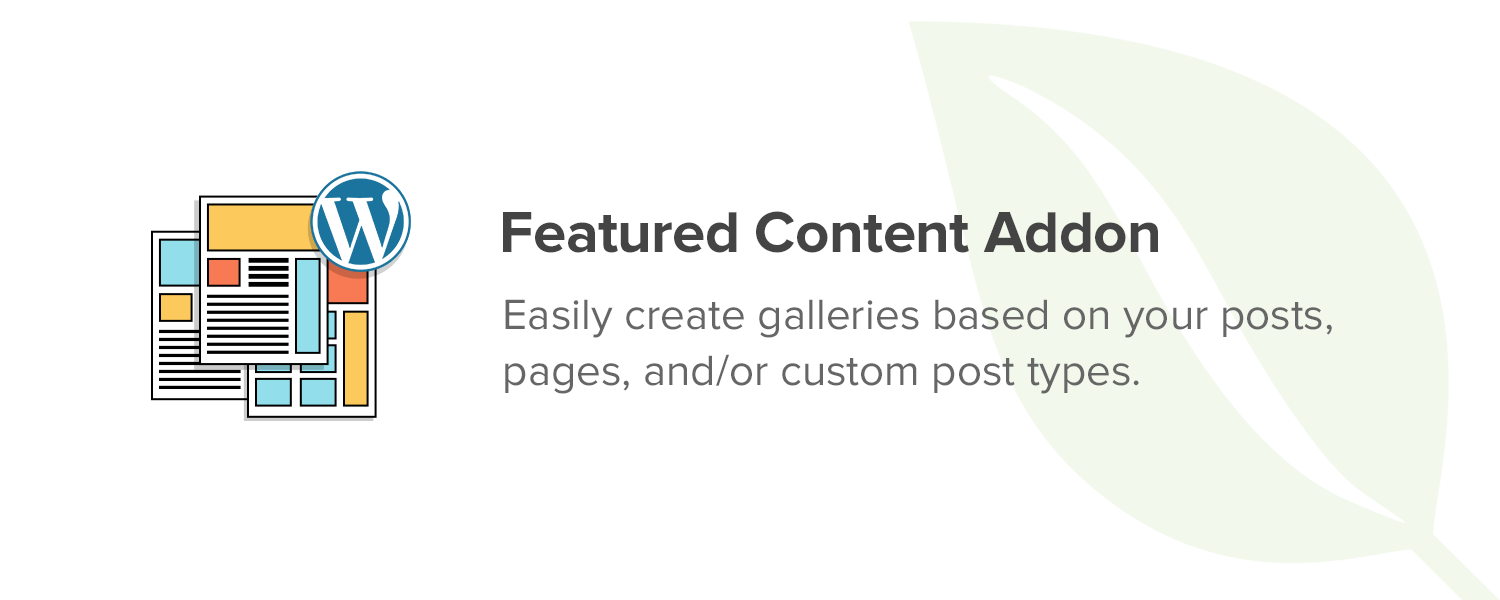 Envira Gallery  Featured Content Addon