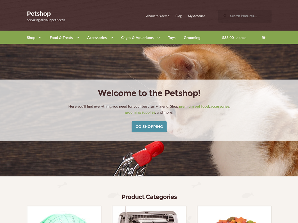 Woothemes – Petshop Storefront WooCommerce Theme
