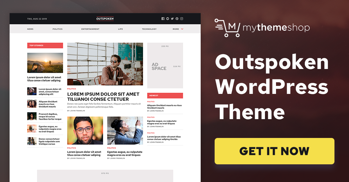 MyThemeShop – Outspoken