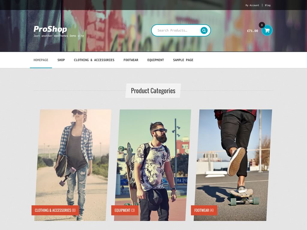 Woothemes – Proshop Storefront WooCommerce Theme