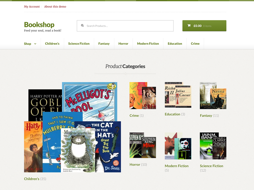 Woothemes – Bookshop Storefront WooCommerce Theme