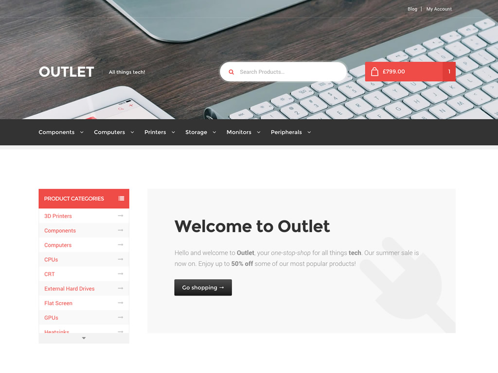 Woothemes – Outlet Storefront WooCommerce Theme