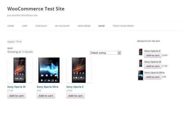 WooCommerce – Products of the Day