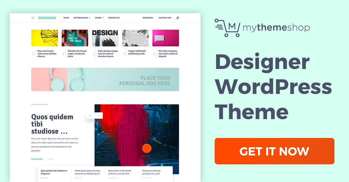 MyThemeShop – Designer