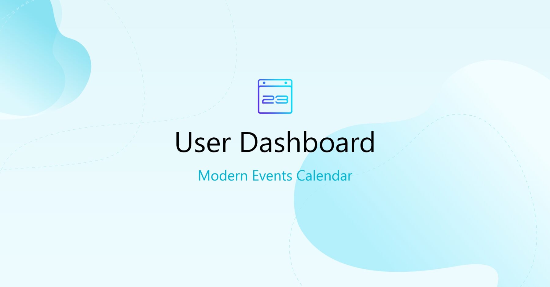Modern Events Calendar | User Dashboard