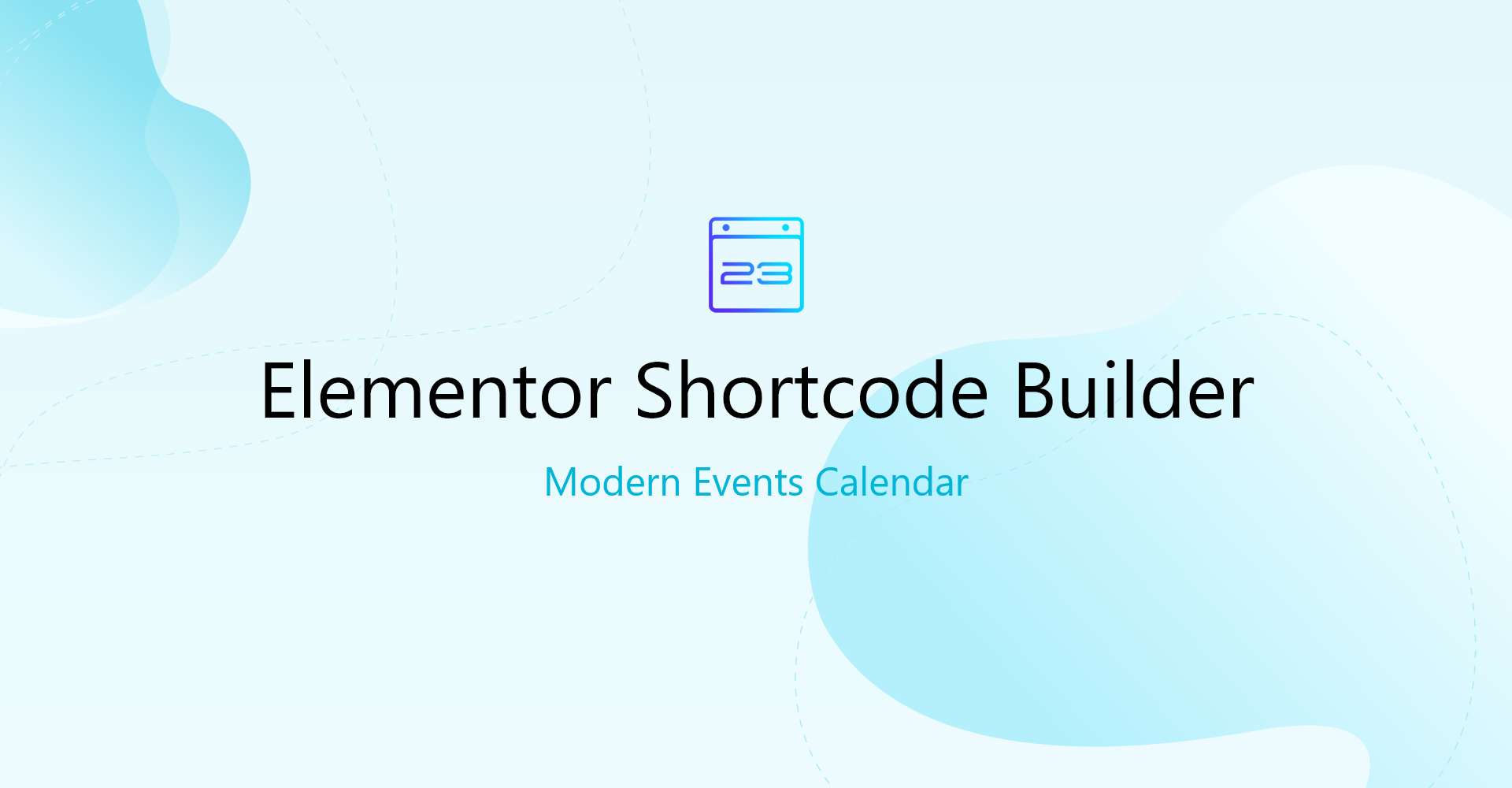 Modern Events Calendar | Elementor Shortcode Builder