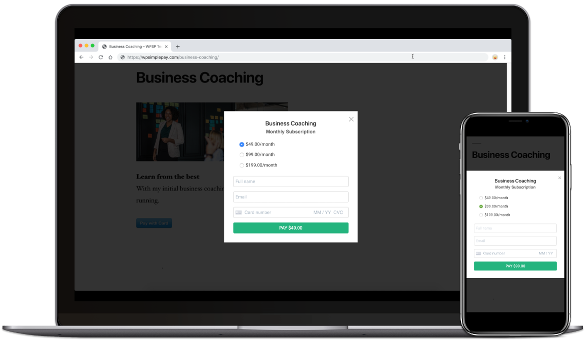 WP Simple Pay Pro