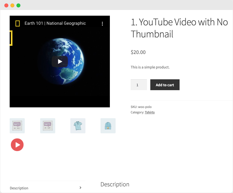WooCommerce – Product Video