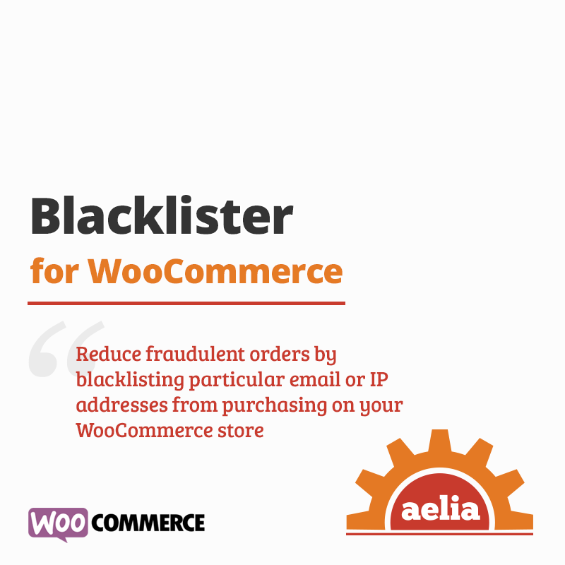 Aelia Blacklister for WooCommerce